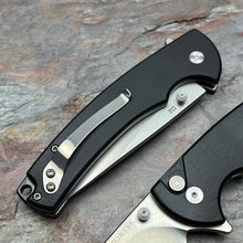 Load image into Gallery viewer, SENTINEL - Black G10 Handles, D2 Blade