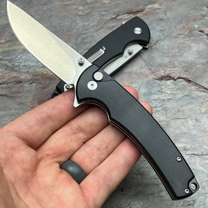 SENTINEL - Black G10 Handles, D2 Blade