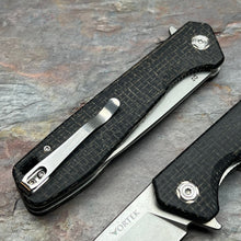 Load image into Gallery viewer, CANYON - Black Micarta Handles, D2 Drop Point Blade