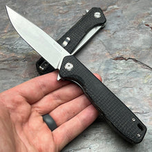 Load image into Gallery viewer, CANYON - Black Micarta Handles, D2 Drop Point Blade