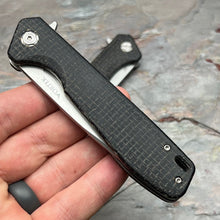 Load image into Gallery viewer, CANYON - Black Micarta Handles, D2 Drop Point Blade