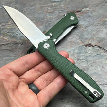 Load image into Gallery viewer, CANYON - Green Micarta Handles, D2 Drop Point Blade