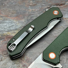 Load image into Gallery viewer, SPROUT - Green Micarta Handles, D2 Blade