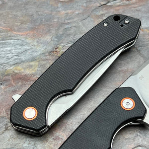 SPROUT - Black Micarta Handles, D2 Blade