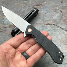 Load image into Gallery viewer, SPROUT - Black Micarta Handles, D2 Blade