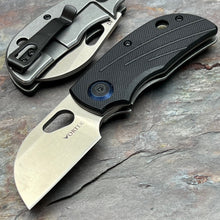Load image into Gallery viewer, GENO - Black G10 Handles, D2 Wharncliffe Blade