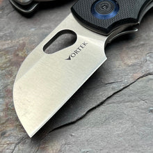 Load image into Gallery viewer, GENO - Black G10 Handles, D2 Wharncliffe Blade