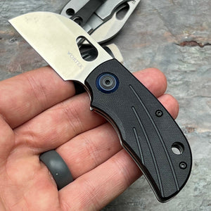 GENO - Black G10 Handles, D2 Wharncliffe Blade