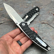 Load image into Gallery viewer, GOLIATH - Large D2 Blade, Black G10 Handles