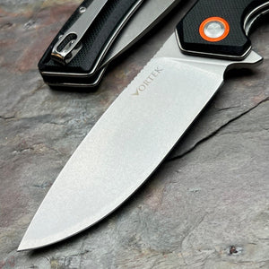 STRAFE - Black G10 Handles, D2 Blade