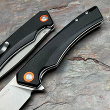Load image into Gallery viewer, STRAFE - Black G10 Handles, D2 Blade