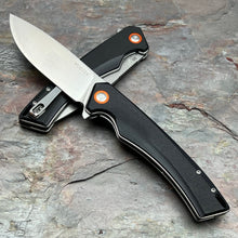 Load image into Gallery viewer, STRAFE - Black G10 Handles, D2 Blade