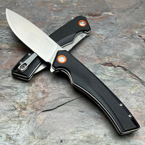 STRAFE - Black G10 Handles, D2 Blade