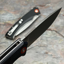 Load image into Gallery viewer, STRAFE - Black G10 Handles, D2 Blade