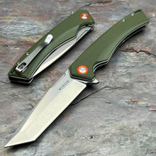 Load image into Gallery viewer, STRAFE - Green G10 Handles, D2 Tanto Blade