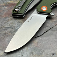 Load image into Gallery viewer, STRAFE - Green G10 Handles, D2 Blade