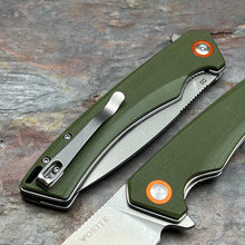 Load image into Gallery viewer, STRAFE - Green G10 Handles, D2 Blade