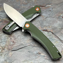 Load image into Gallery viewer, STRAFE - Green G10 Handles, D2 Blade