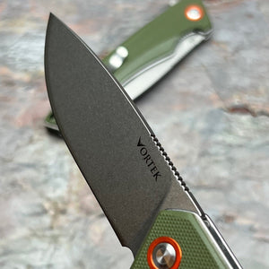 STRAFE - Green G10 Handles, D2 Blade