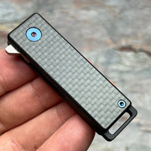 Load image into Gallery viewer, BOXY - Carbon Fiber Handles, D2 Tanto Blade, Small and Compact