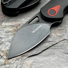 Load image into Gallery viewer, STUBBY - Black Micarta Handles, D2 Blade