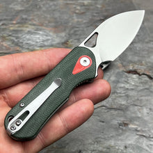 Load image into Gallery viewer, STUBBY - Green Micarta Handles, D2 Blade