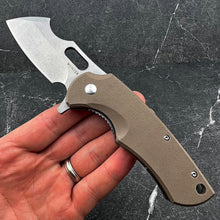 Load image into Gallery viewer, RHINO - D2 Blade, Desert Tan G10 Handles