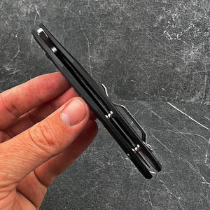 BRIGADE - Large D2 Blade, Black G10 Handles