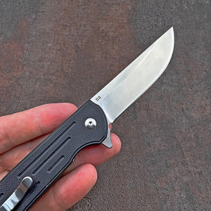 MALLARD - D2 Blade, Black G10 Handles