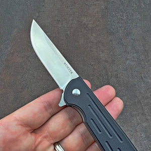 MALLARD - D2 Blade, Black G10 Handles