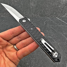 Load image into Gallery viewer, RONIN - 8Cr13MoV Blade, Black G10 Handles