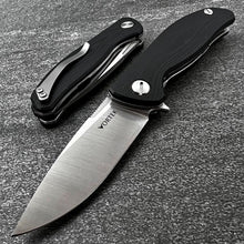 Load image into Gallery viewer, TURRET - Black G10 Handles, D2 Blade