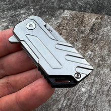 Load image into Gallery viewer, TOAD - D2 Tanto Blade, Stainless Steel Handles