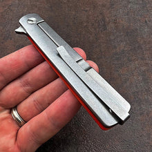Load image into Gallery viewer, SPARROW - 9Cr18MoV Drop Point Blade, Orange G10, Frame Lock
