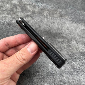 RIPTIDE - Black G10 Handles, D2 Drop Point Blade