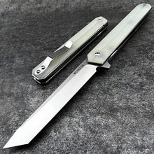 Load image into Gallery viewer, SKYLINE - Jade G10 Handles, D2 Tanto Blade