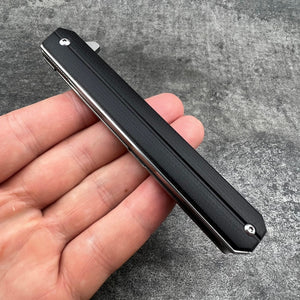 SKYLINE - D2 Blade, Black G10 Handles