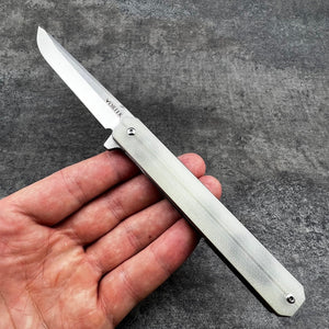 SKYLINE - Jade G10 Handles, D2 Blade