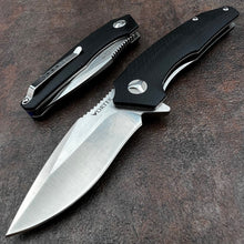 Load image into Gallery viewer, MUSKRAT - Black G10 Handles, 9Cr18MoV Drop Point Blade