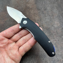 Load image into Gallery viewer, MUSKRAT - Black G10 Handles, 9Cr18MoV Drop Point Blade