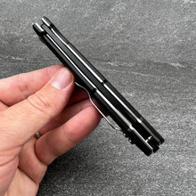 Load image into Gallery viewer, NOVA - Black G10 Handles, D2 Black Blade