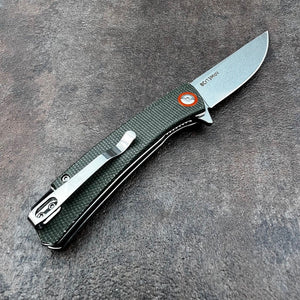 NIMBLE - Dark Green Micarta Handles, 8Cr13MoV Blade