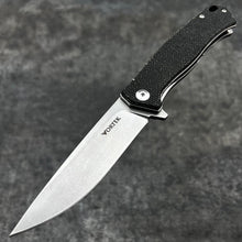 Load image into Gallery viewer, NOMAD - Black Micarta Handles, D2 Blade