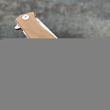 Load image into Gallery viewer, NOMAD - Brown Micarta Handles, D2 Blade