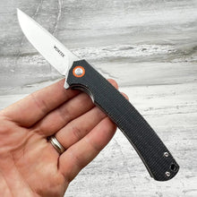 Load image into Gallery viewer, ATLAS - Black Micarta Handles, D2 Blade