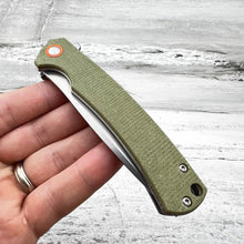 Load image into Gallery viewer, ATLAS - Green Micarta Handles, D2 Blade