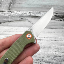 Load image into Gallery viewer, ATLAS - Green Micarta Handles, D2 Blade