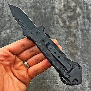WARTHOG - Heavy Duty 8Cr13MoV Blade, Black G10 Handles