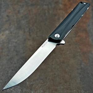 BOOTLEGGER - Black G10 Handles, 8Cr13MoV Blade