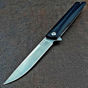 BOOTLEGGER - Black G10 Handles, 8Cr13MoV Blade